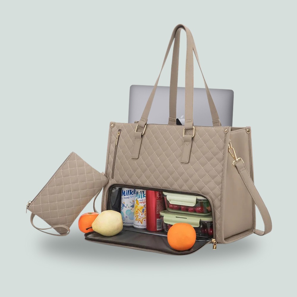 2pcs Lunch Tote & Wristlet