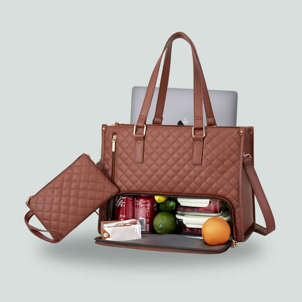 2pcs Lunch Tote & Wristlet