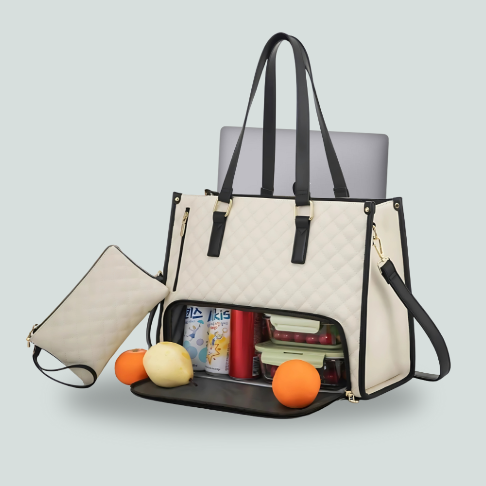 2pcs Lunch Tote & Wristlet