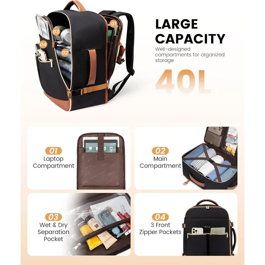 3pcs Vita Travel Backpack 40L
