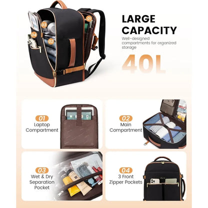 3pcs Vita Travel Backpack 40L