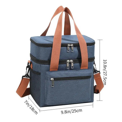 Chicca Double Layer Lunch Bag 12L