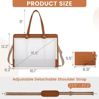 2pcs Regale Laptop Tote 15.6"