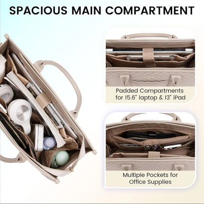 2pcs Comoda Laptop Tote 15.6"
