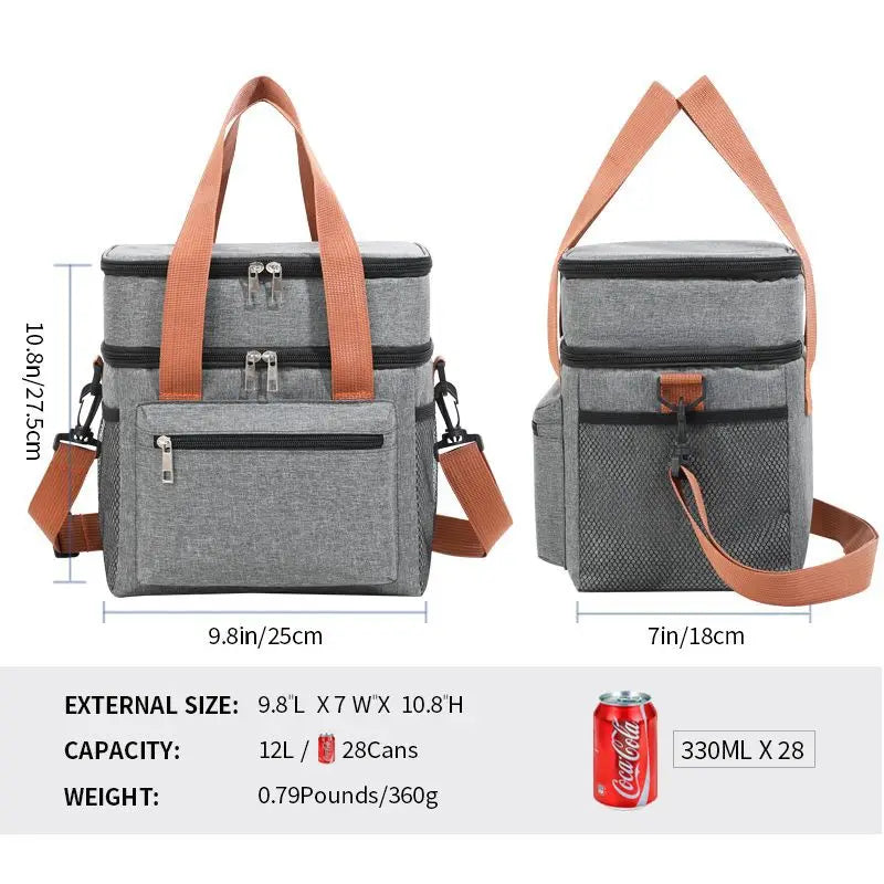 Chicca Double Layer Lunch Bag 12L