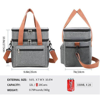 Chicca Double Layer Lunch Bag 12L