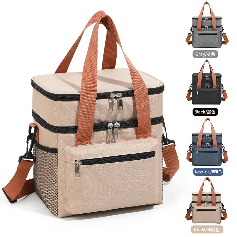 Chicca Double Layer Lunch Bag 12L