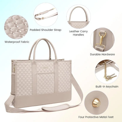 2pcs Comoda Laptop Tote 15.6"